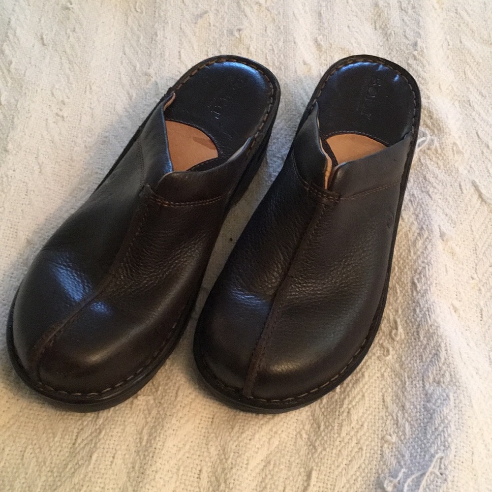 Leather BORG Clogs/Mules